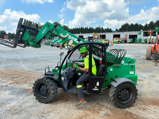 Used 2017 GENIE GTH-5519 Telehandler Forklift