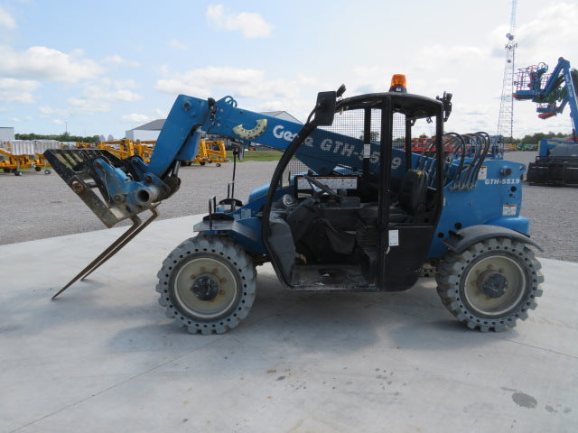 Used 2017 GENIE GTH-5519 Telehandler Forklift