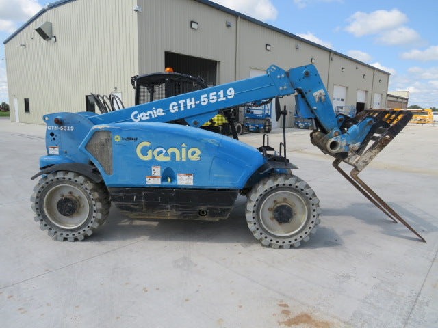 Used 2017 GENIE GTH-5519 Telehandler Forklift