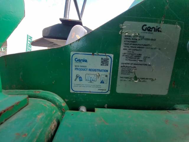 Used 2017 GENIE GTH-5519 Telehandler Forklift