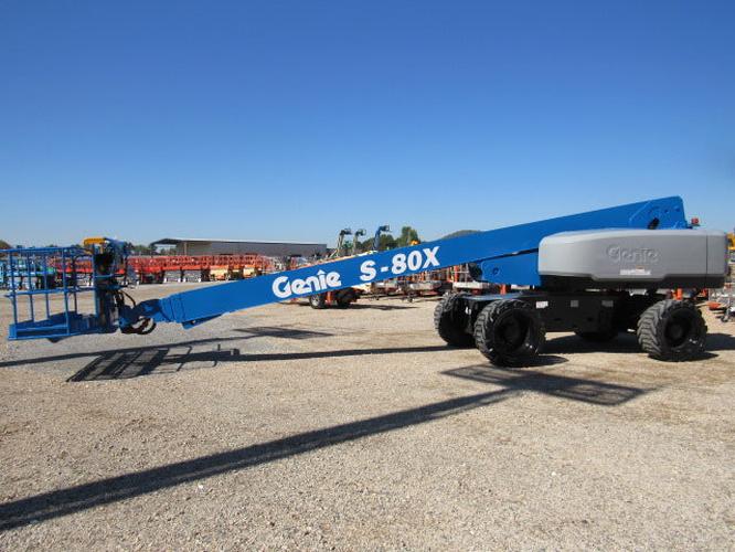 Used 2017 GENIE S-80X Telescopic Boom Lift, photo 1