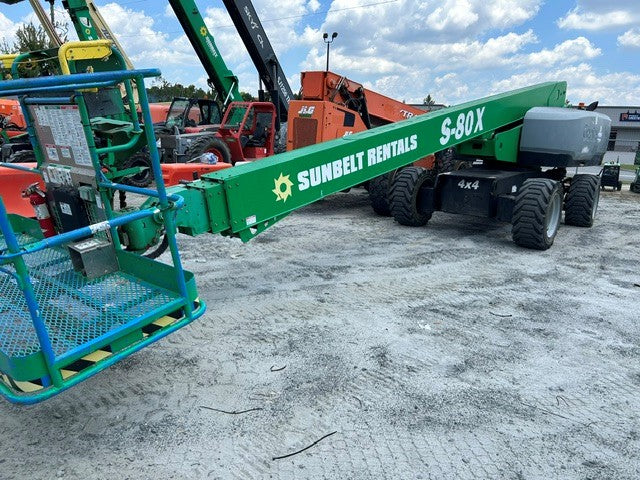 Used 2017 GENIE S-80X Telescopic Boom Lift