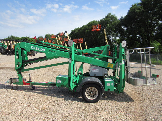 Used 2016 GENIE TZ-34/20 Towable Boom Lift