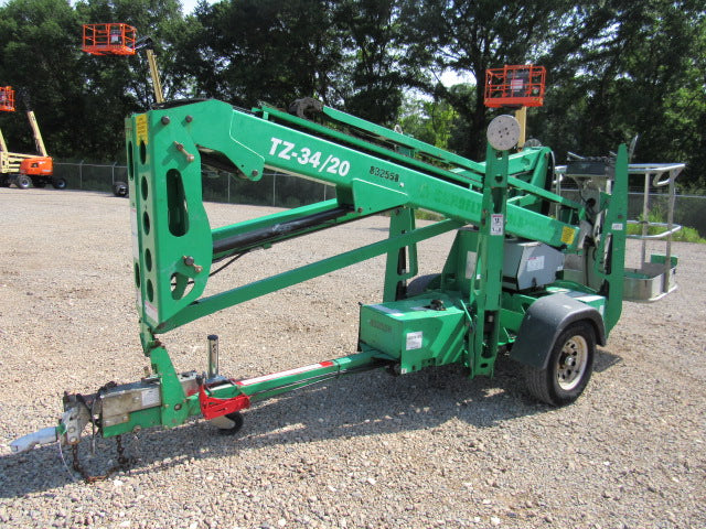 Used 2016 GENIE TZ-34/20 Towable Boom Lift