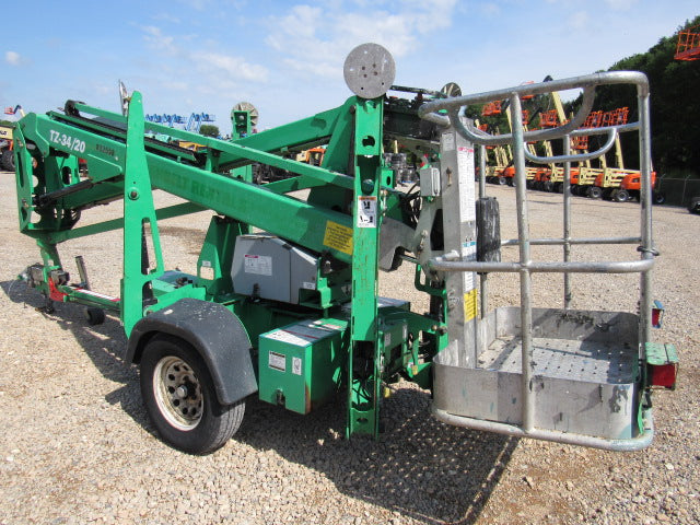 Used 2016 GENIE TZ-34/20 Towable Boom Lift