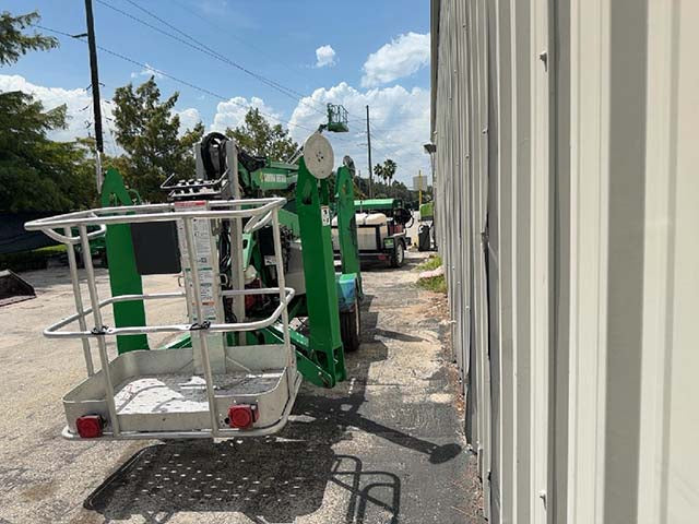 Used 2017 GENIE TZ-50 Towable Boom Lift