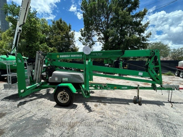 Used 2017 GENIE TZ-50 Towable Boom Lift