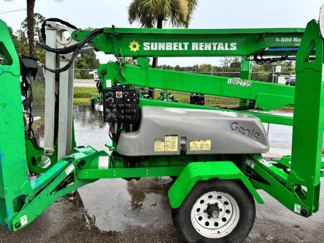 Used 2017 GENIE TZ-50 Towable Boom Lift