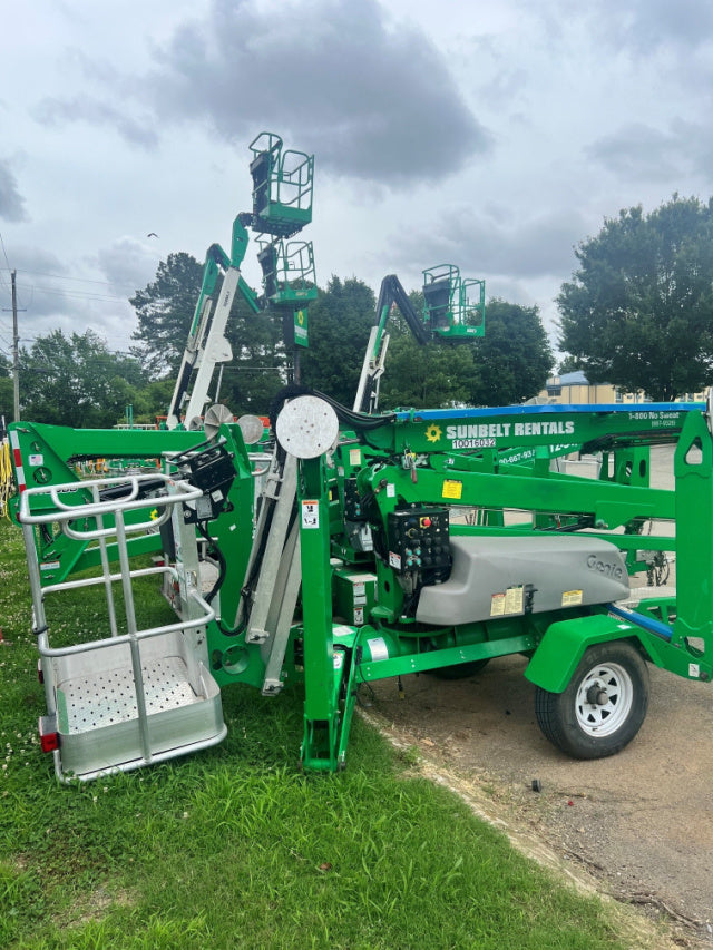 Used 2018 GENIE TZ-50 Towable Boom Lift