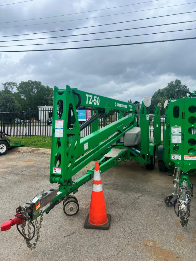 Used 2018 GENIE TZ-50 Towable Boom Lift