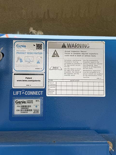 Used 2020 GENIE Z-80/60 Articulating Boom Lift