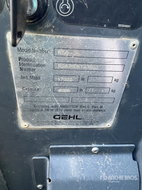2018 GEHL RS6-34 - Used Telehandler Forklift, photo 30