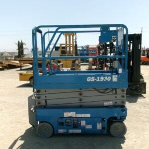 2018 GENIE GS-1930 Used Scissor Lift side view.