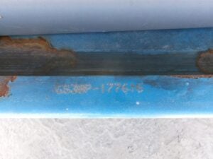 2018 GENIE GS-1930 Used Scissor Lift damaged frame.