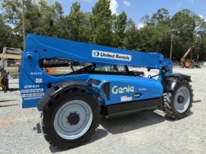 2016 GENIE GTH-636 Used Telehandler Forklift right rear view.