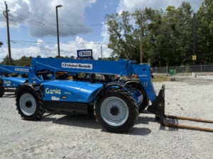 2016 GENIE GTH-636 Used Telehandler Forklift right side view.
