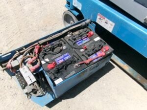 2018 GENIE GS-1930 Used Scissor Lift control panel.