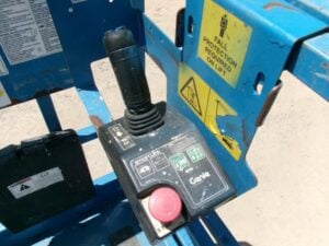 2018 GENIE GS-1930 Used Scissor Lift control closeup.
